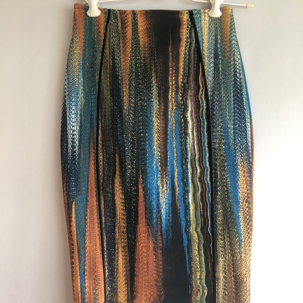 H&M Multicolored Pencil Skirt